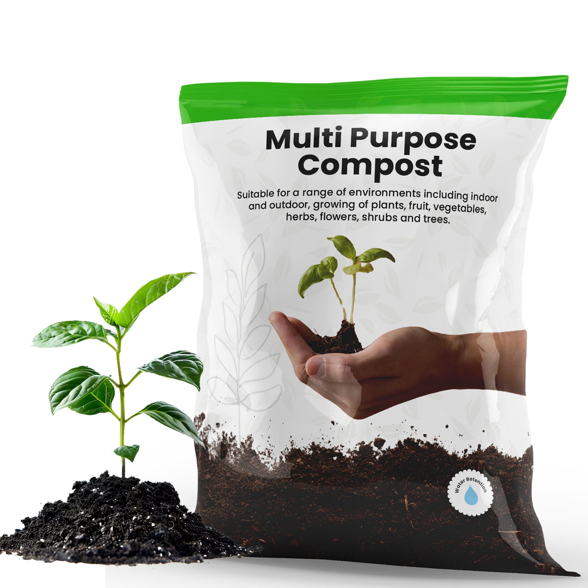 Rich Nutrient Special Mix 20 Litres Multi Purpose Compost Soil Indoor Seed Plants & Outdoor Hanging Baskets For Plant Beds, Growing, Potting