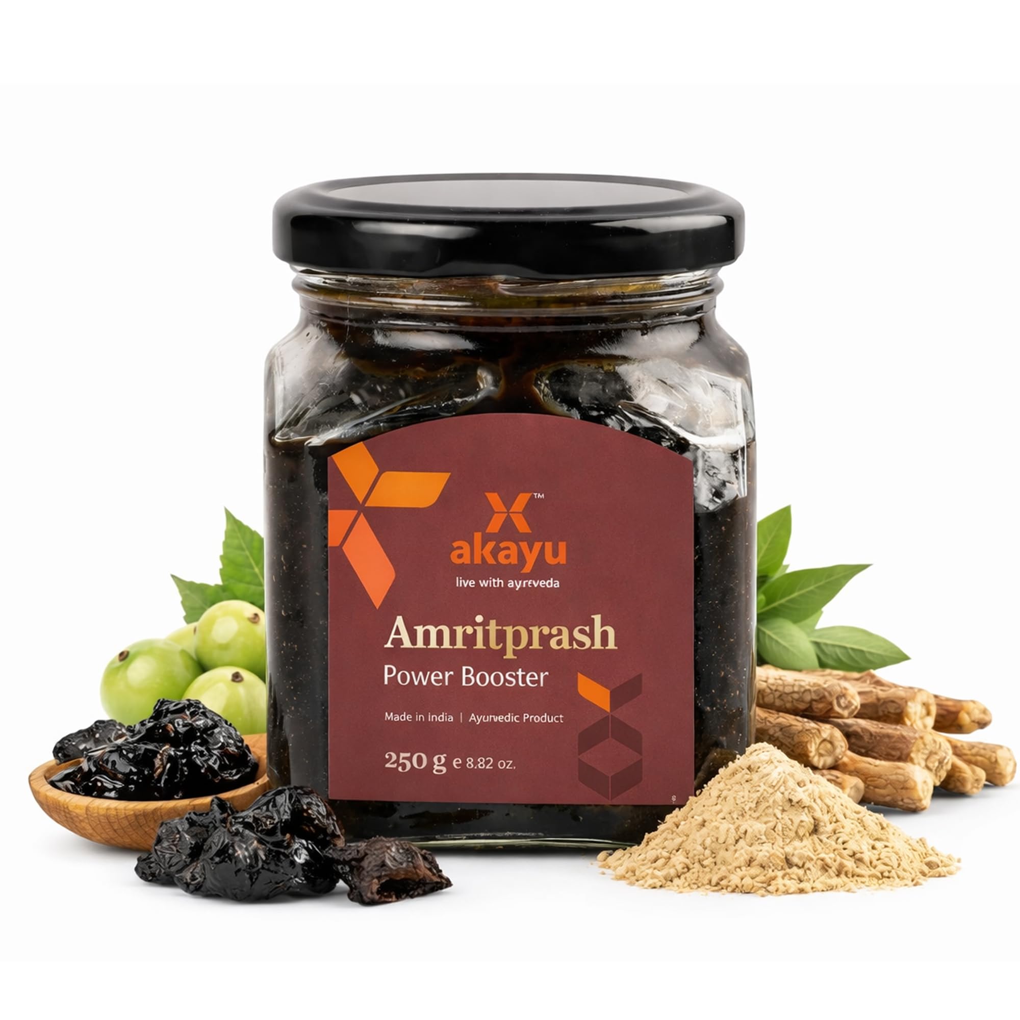 - Akayu By Ashpveda Amritprash Ayurvedic Chyawanprash for Immunity Booster - Supports Health Strength & General Wellness - Enriched with Shilajit, Ashwagandha and Amla | For All Age Group (250 gm)