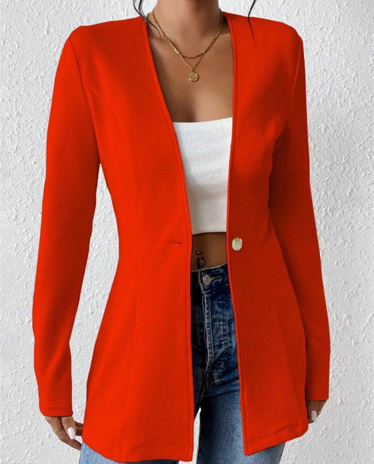 LIZALIG Blazers for Women Business Casual - Fall Long Sleeve Coats & Business Casual Outfits