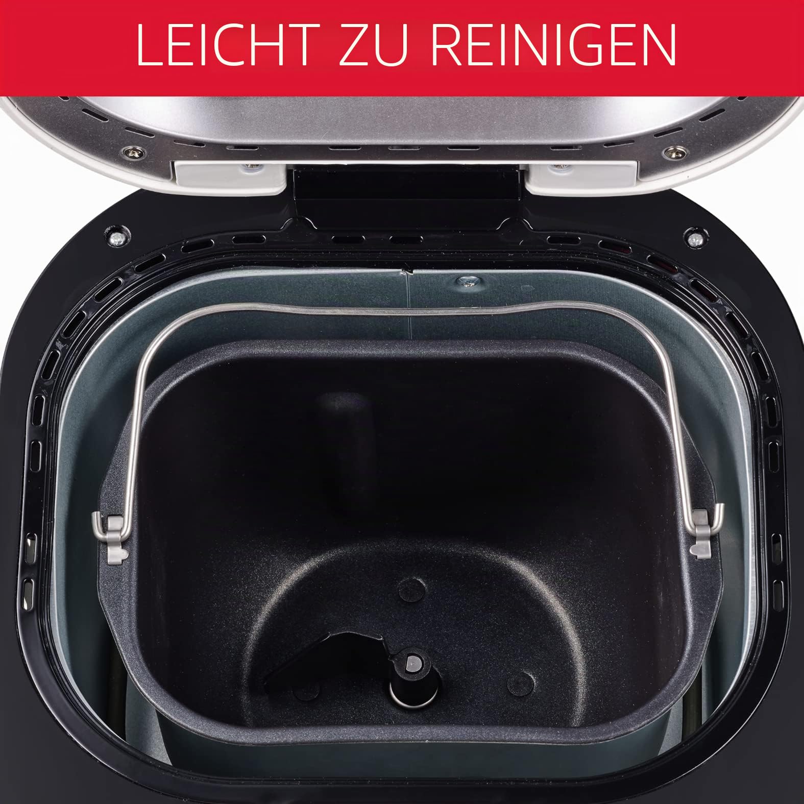 Moulinex Brot/Flower Delight Brotbackautomat mit Funktion Joghurt Metall/schwarz 1 kg 720 W