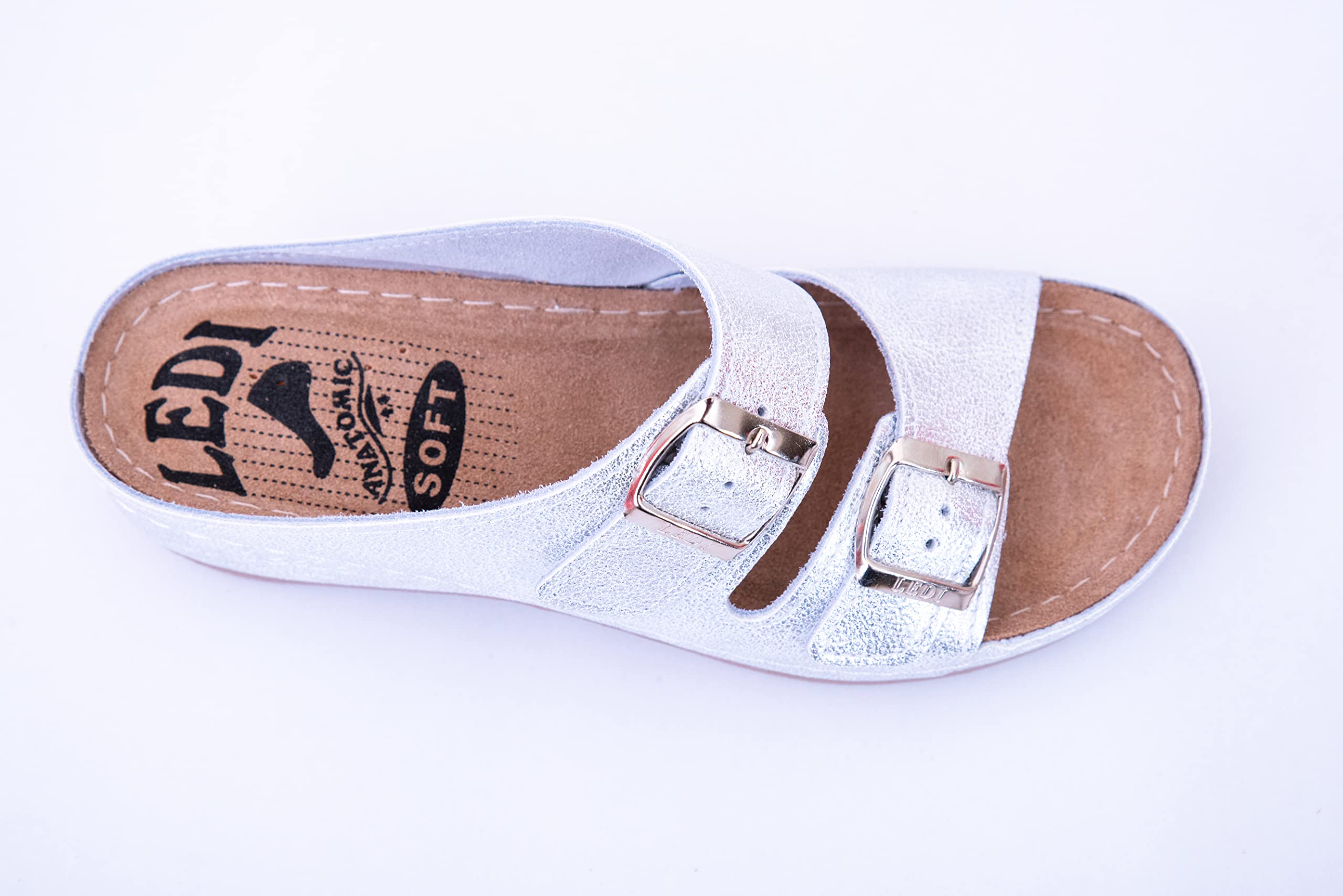 Ledi 404 Anatomic Sandali Zoccoli Sabot Pantofole Scarpe di Pelle, Donna