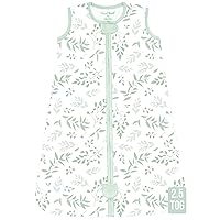 Vista 49 de Saco de dormir para bebé 1.0 TOG, manta portátil de algodón orgánico para bebé con cremallera bidireccional, saco de dormir de transición para bebé