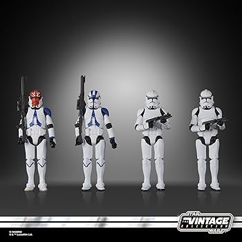 スターウォーズ　ヴィンテージコレクション　クローントルーパー４体セット Amazon.co.jp: スター・ウォーズ ヴィンテージ コレクション
