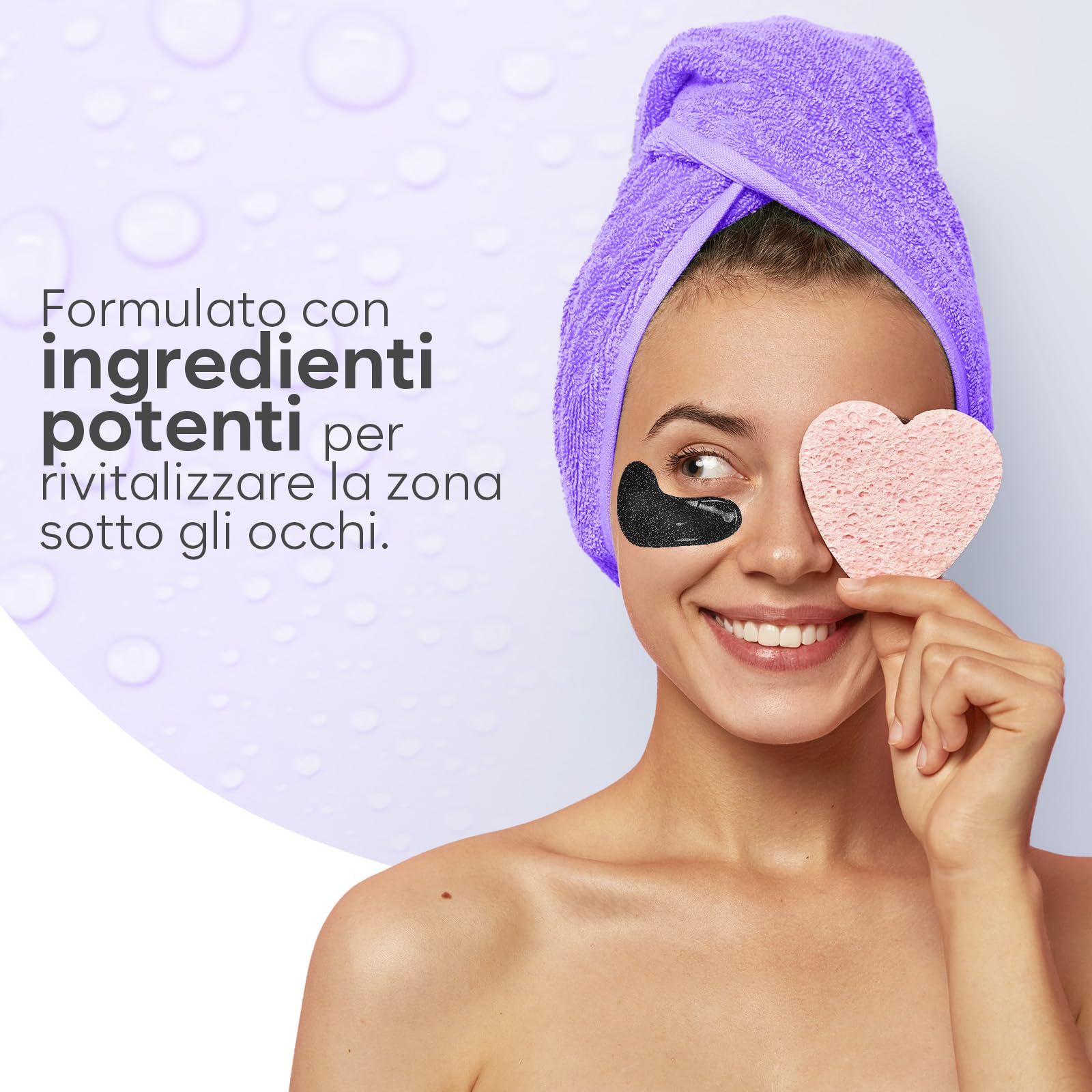 Patch Occhi Giorno e Notte, Maschera Occhi con Caffeina, Collagene e Acido Ialuronico, Patch Occhiaie e Borse, Maschera Occhiaie, Eye Mask per l'idratazione e Gonfiore (30 Paia)