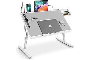Slendor Laptop Desk: Adjustable Laptop Stand & Foldable Bed Table