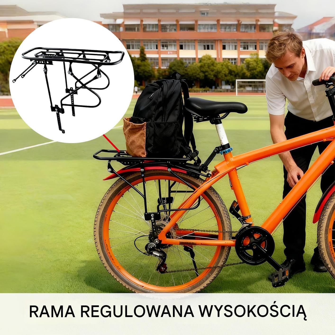 Bagażnik Tylny do Roweru Montaż o Nośności 200 kg