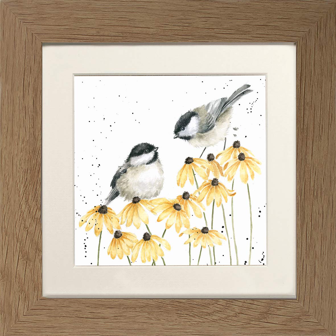 Décoration murale My Sweet Chickadee Wrendale Designs cadre sur mesure