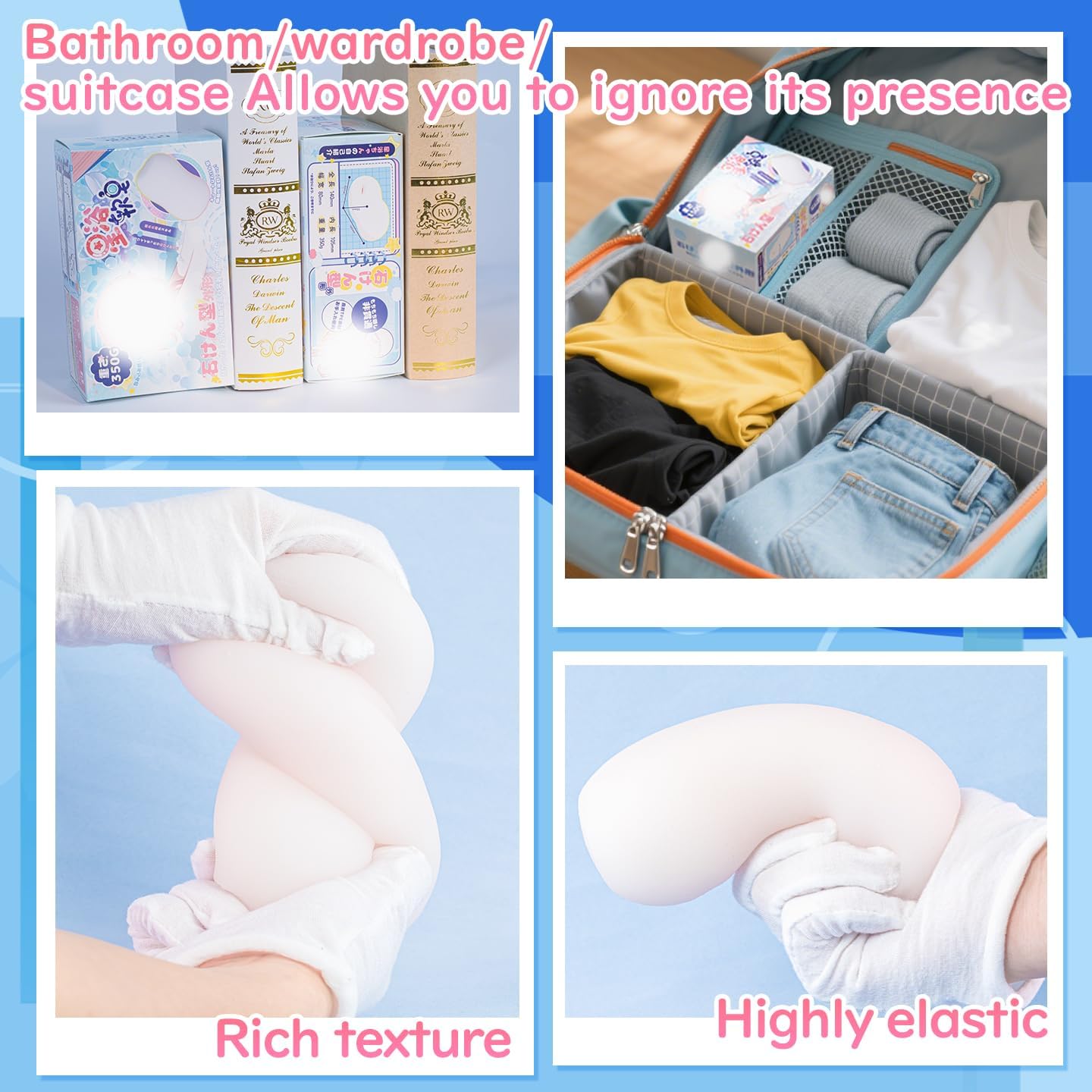 Male Masturbator Soap-Shaped Pocket Stroker for Man Masturbation 0.77LB