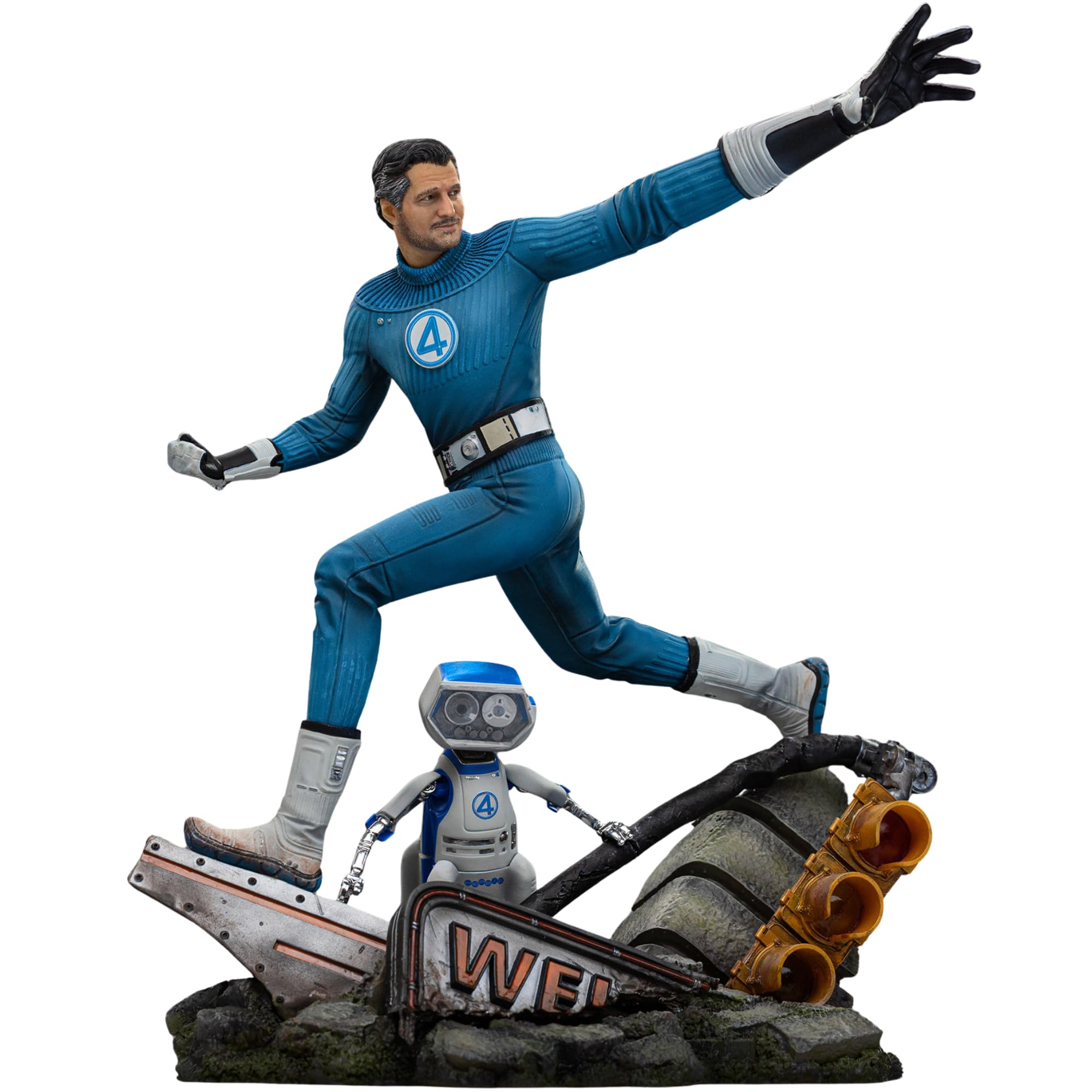 Iron Studios Statue Art Scale 1/10 Fantastische Mister, die 4 fantastischen ersten Schritte, 26 cm