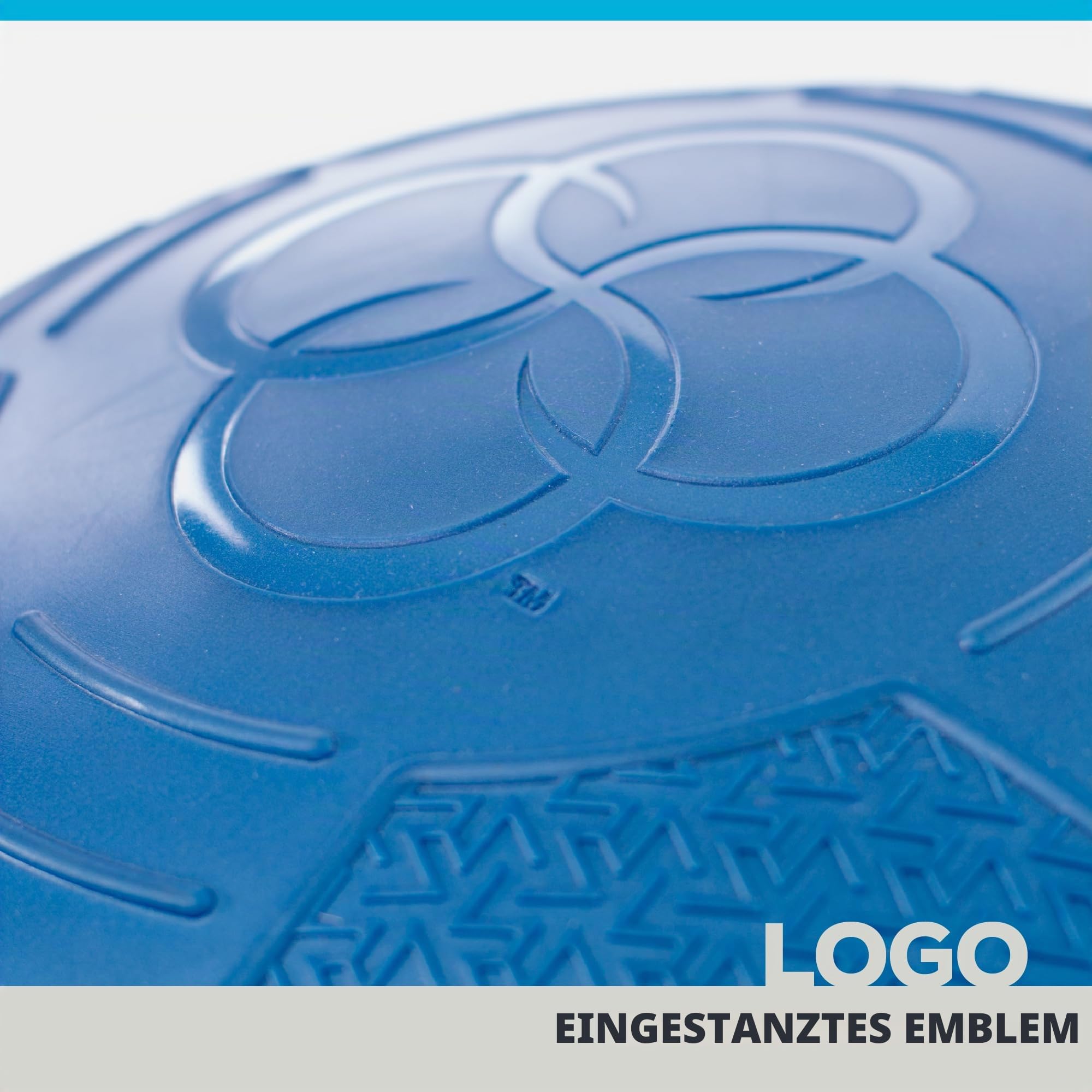 BOSU Nextgen Balance-Trainer mit Strukturiertem Design, blau, 65 cm