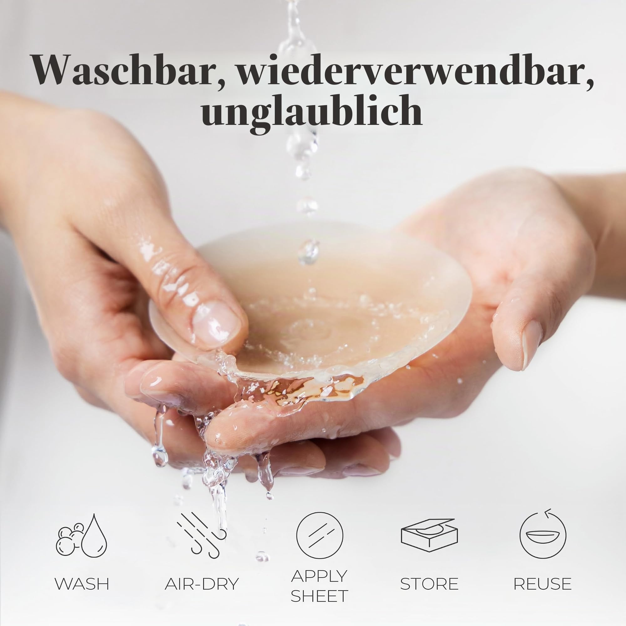 Nippies Damen Skin Adhesive Nipple Covers Brust-Blütenblätter
