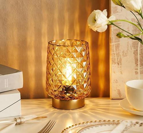 Miniatura 11 de MJ Lámpara Inalámbrica con Temporizador - Lámpara Estética Verde Operada por Batería para Decoración de Estantes, Lámparas de Batería para el Hogar