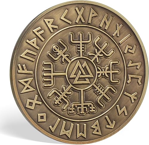 Miniatura 2 de AtSKnSK Moneda vikinga (magia de Odín)