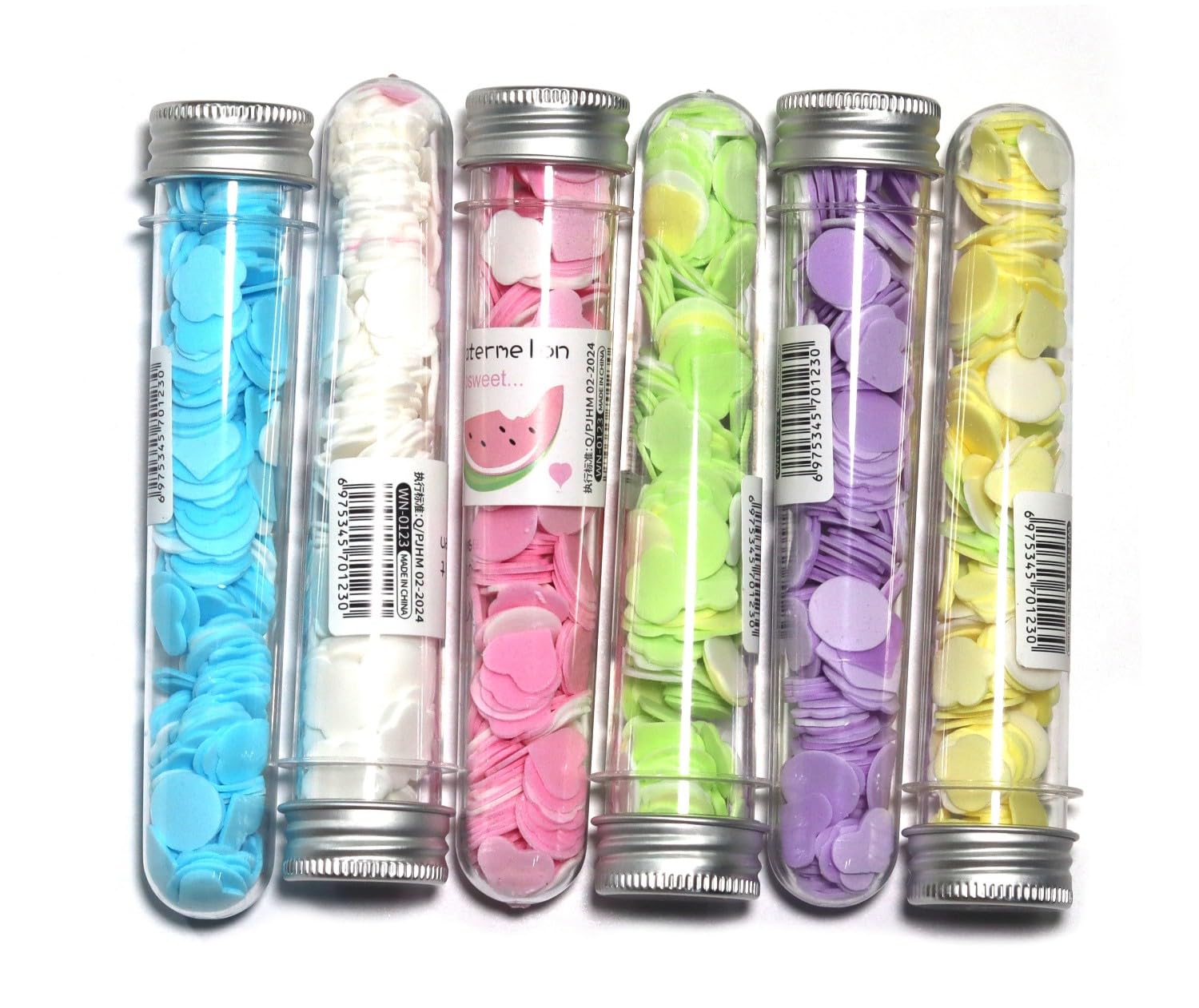 ASHIRWAD Paper Soap Portable Disposable Confetti Cleaning Washing Hand Bath Toiletry Petals Soap Flakes with Storage Tube for Toilet Outdoor Travel Camping Hiking, Random Colors