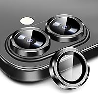 Vista 1 de Paquete de 2X2 Protector de Lente de Cámara para iPhone 17, iPhone 16 Plus/ 16 Protector de Pantalla de Lente de Vidrio Templado Cubierta de Cámara