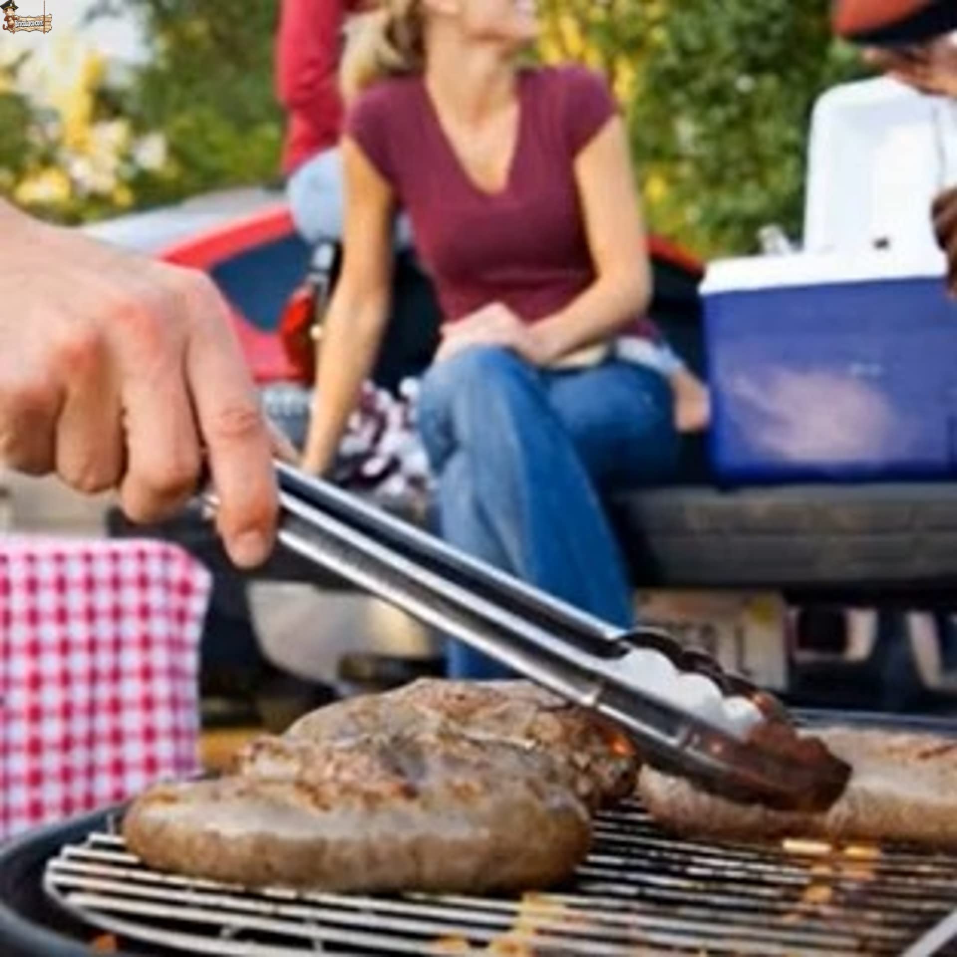 BricoLoco.com Zestaw do czyszczenia grilla: 1 szczotka + 3 płyn do czyszczenia w sprayu do grillowania, kominek, grill, akcesoria do konserwacji (3 spray + 1 szczotka)