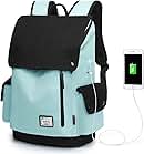 WindTook Laptop Backpack for Women and Men Travel Computer Bag School College Daypack with USB Charging Port Suits 15 Inch Notebook -Sky Blue
