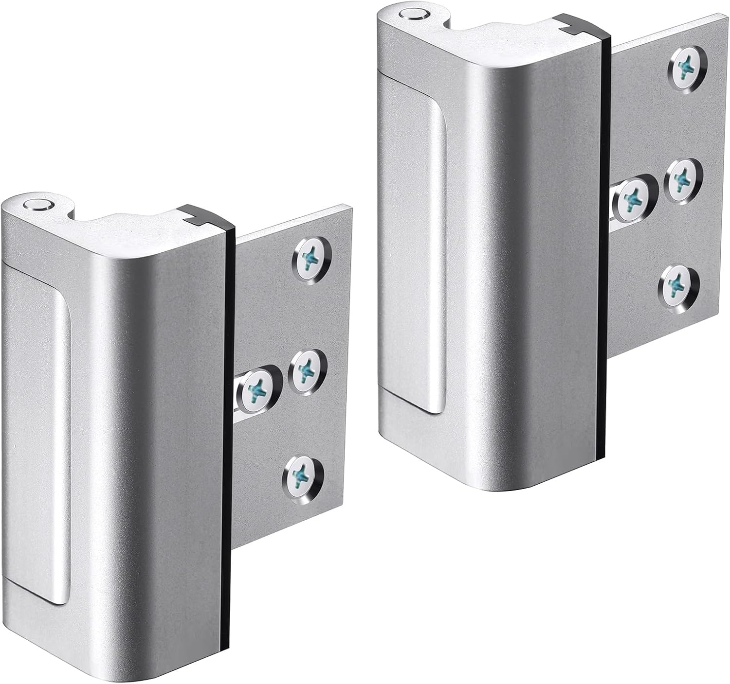 PlusRoc 2 Pack Door Reinforcement Lock, Home Security Door Locks Child Proof Safety, Withstand