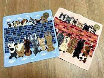 フェイラー　ピーピングパピー　ハンカチ　ポーチセット ピーピングパピー ハンカチ(ペールブルー): FEILER｜フェイラー