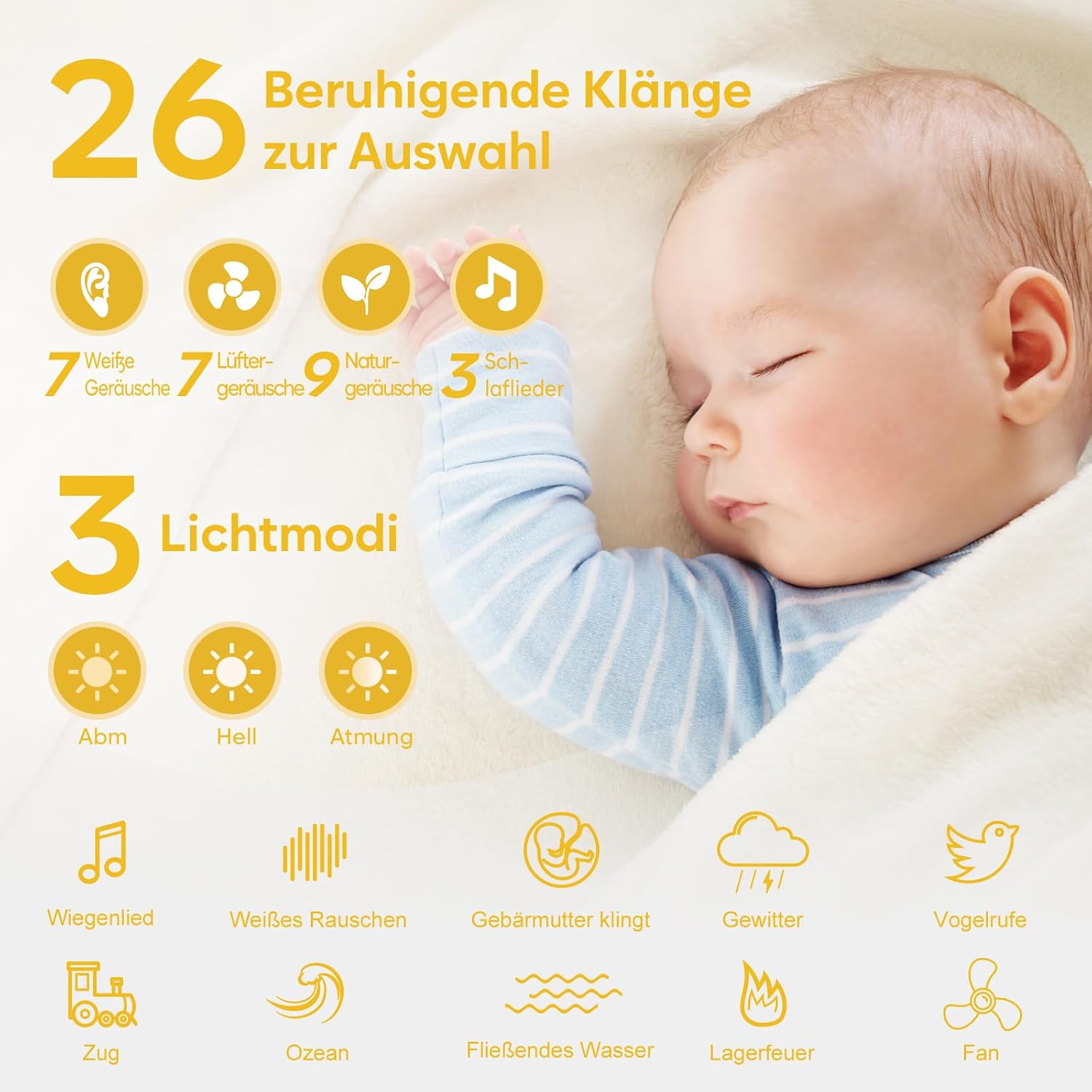 White Noise Machine Baby Einschlafhilfe 2