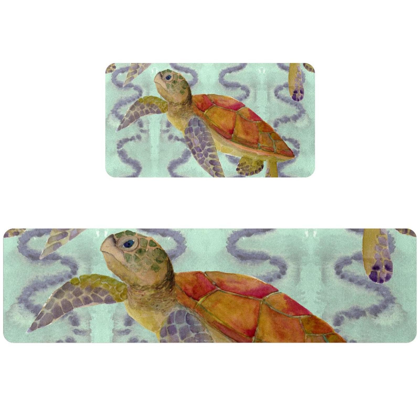 Alfombrillas de cocina con tortugas marinas que llenan de frescura marina tu zona de cocinado
