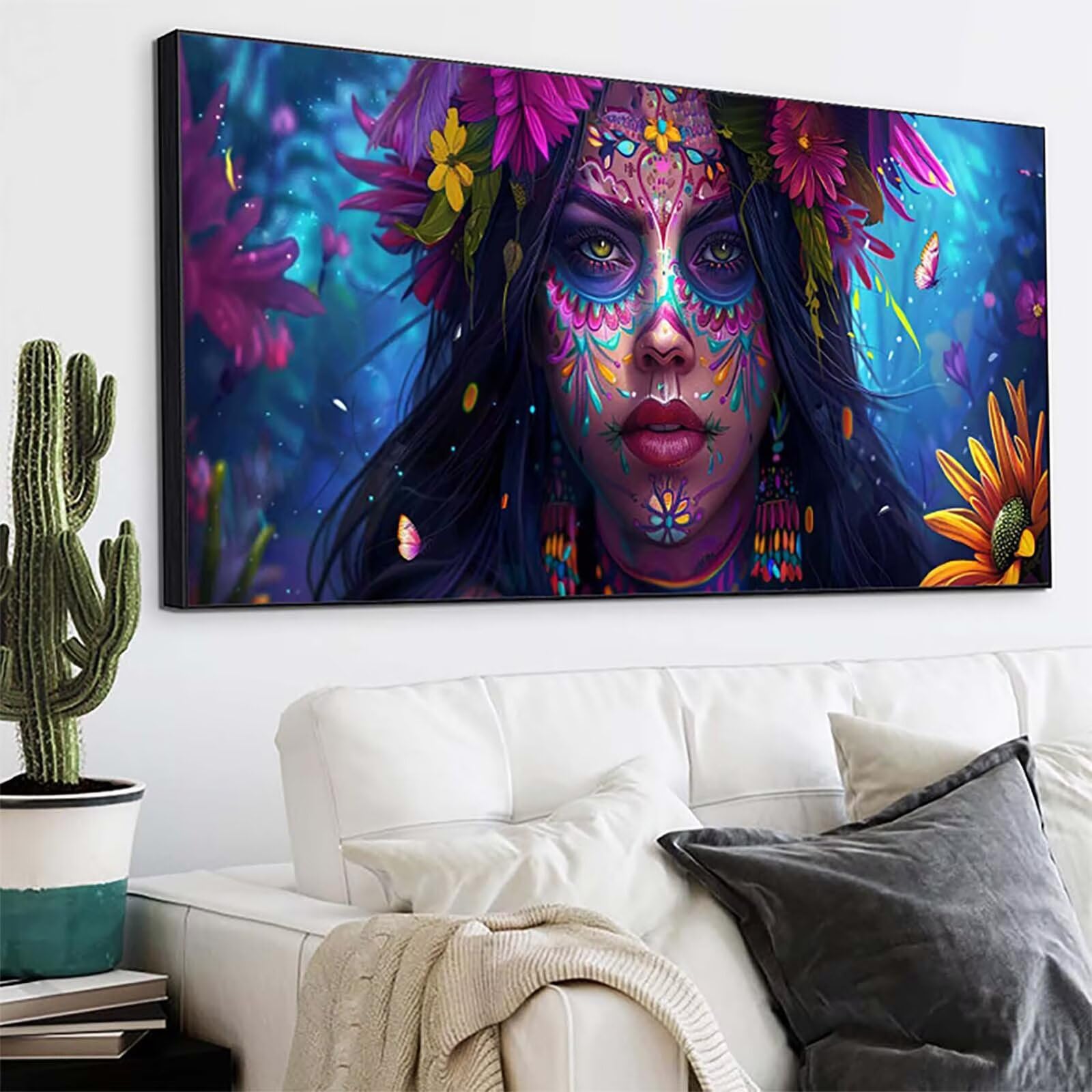 Donna Diamond Painting Grandi Dimensioni 80x160cm, Diamond Painting S-3736
