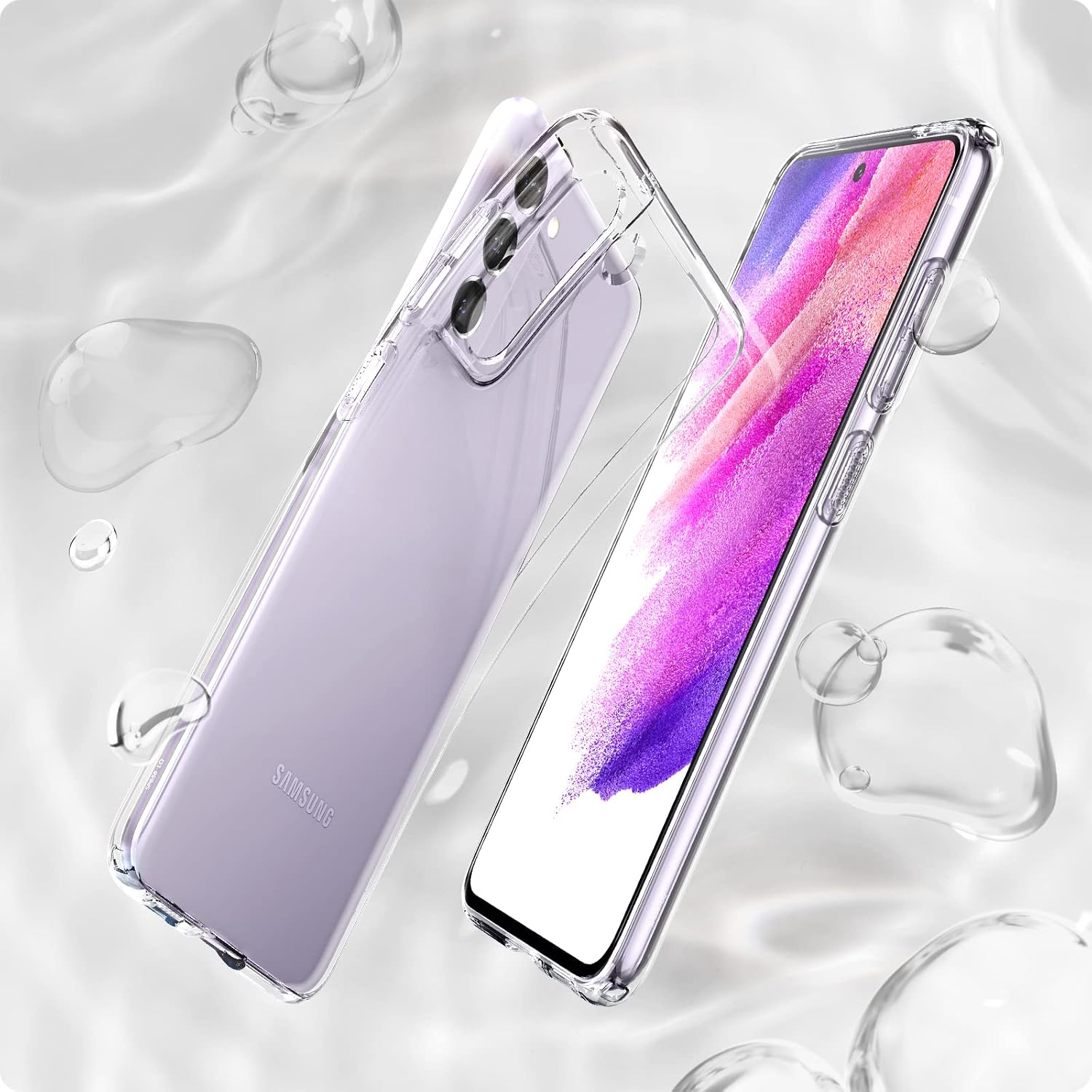 Spigen Liquid Crystal [Anti-Yellowing Technology] Designed for Galaxy S21 FE Case (2021) - Crystal Clear