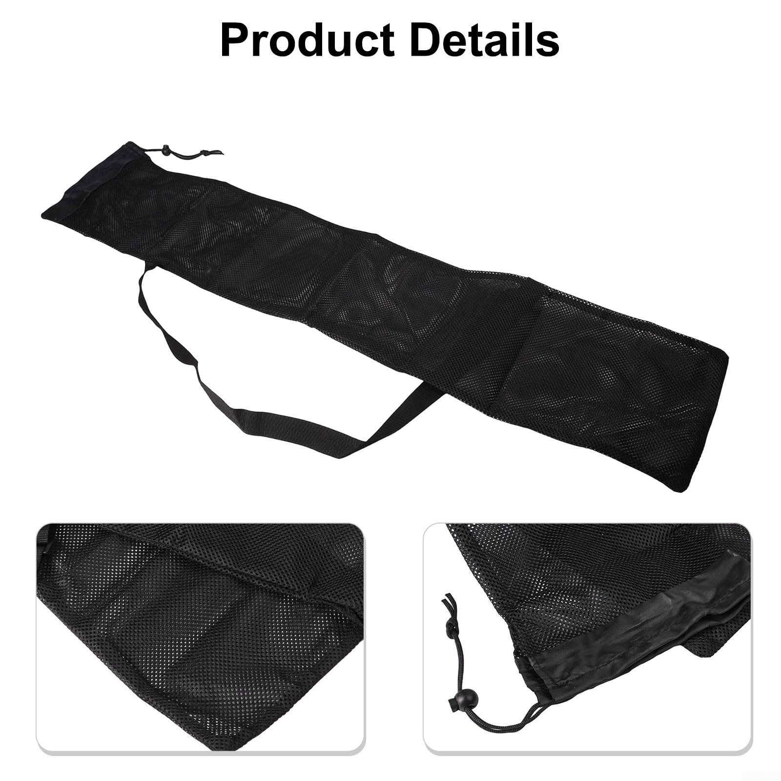 Kajak-Paddeltasche, 130 cm, tragbar, Netz-Paddelhalter, Aufbewahrungstaschen, schnell trocknend, verstellbarer Schultergurt, Paddelaufbewahrungstasche, Wassersportausrüstung