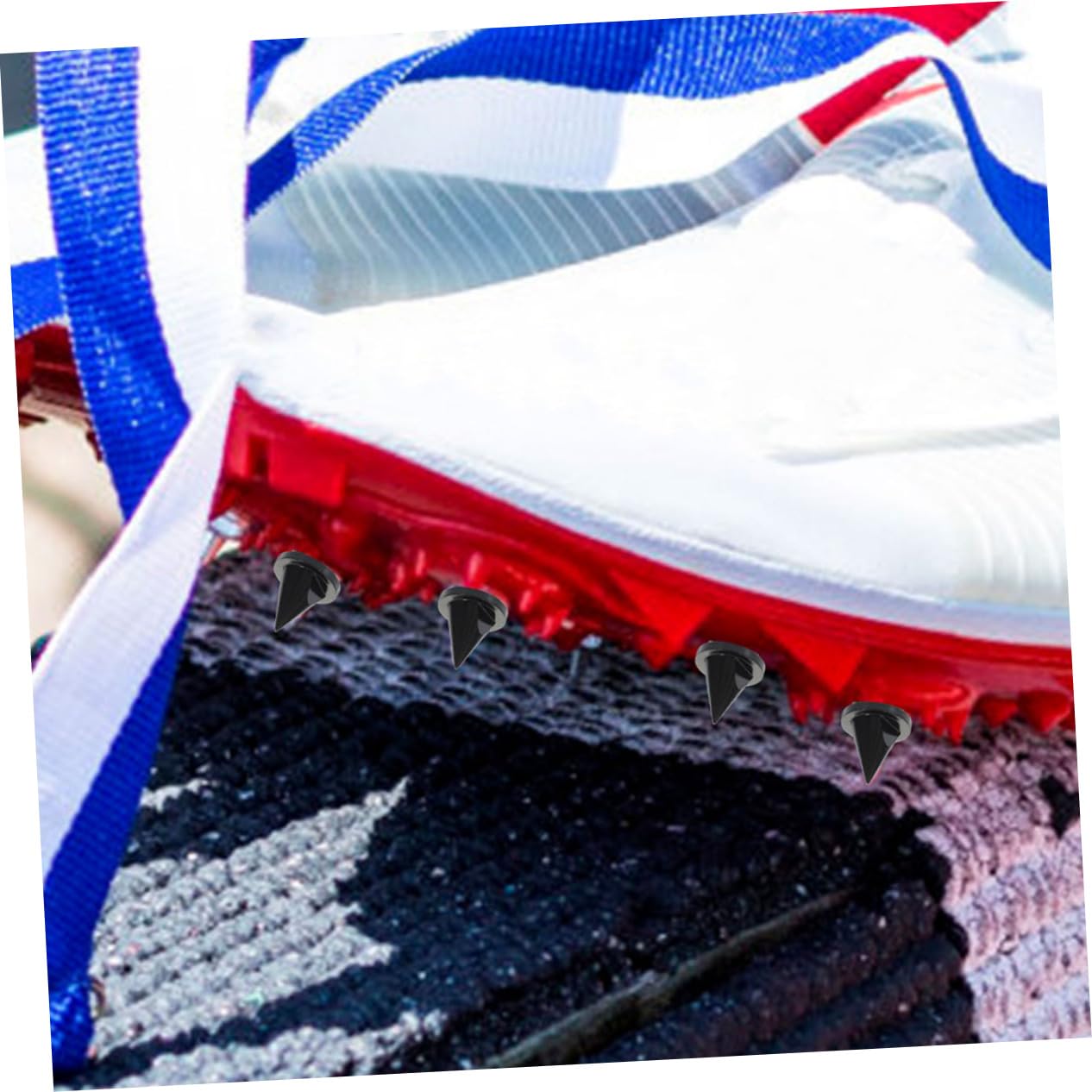 BESPORTBLE 150pezzi Tacchetti Acciaio Per Scarpe Da Corsa Spikes Per Atletica Con Wrench Inclusa Design Piramide Per Maggiore Stabilità e Performance Ottimizzata