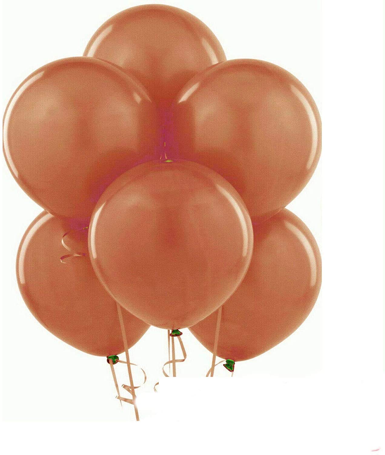 Brown 10 Inch Retro Khaki Balloons for Birthday, Wedding, Anniversaries, Jungle Theme Party Decoration - Coffee Brown, 100 Pieces