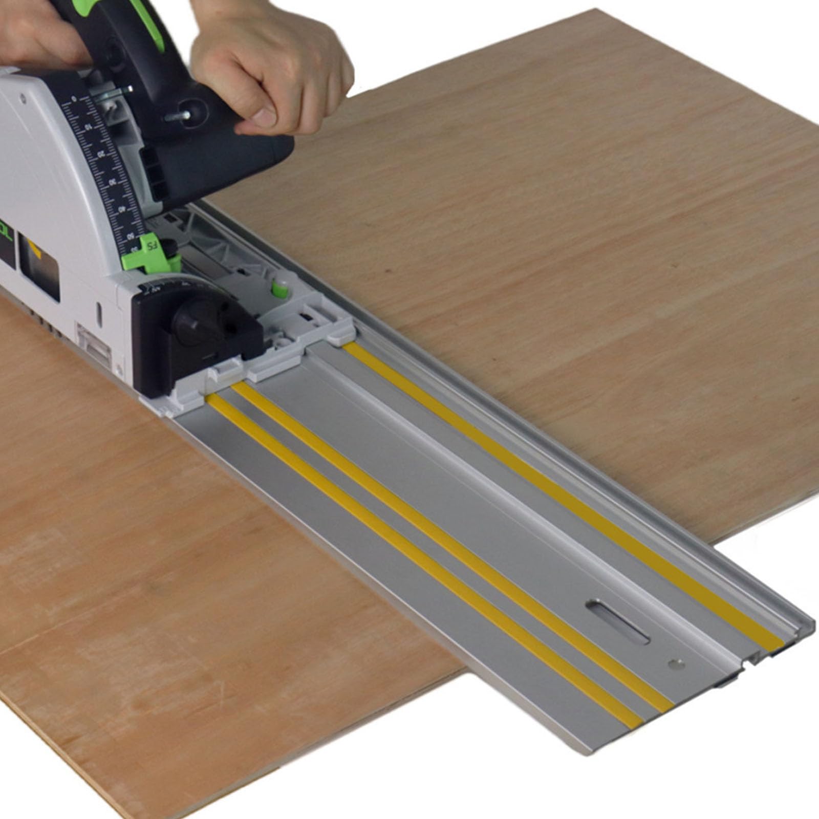 Precisions Woodworking Projects - Sistemas de rieles de guía de 600 mm, construcción sin problemas de corte recto para corte recto