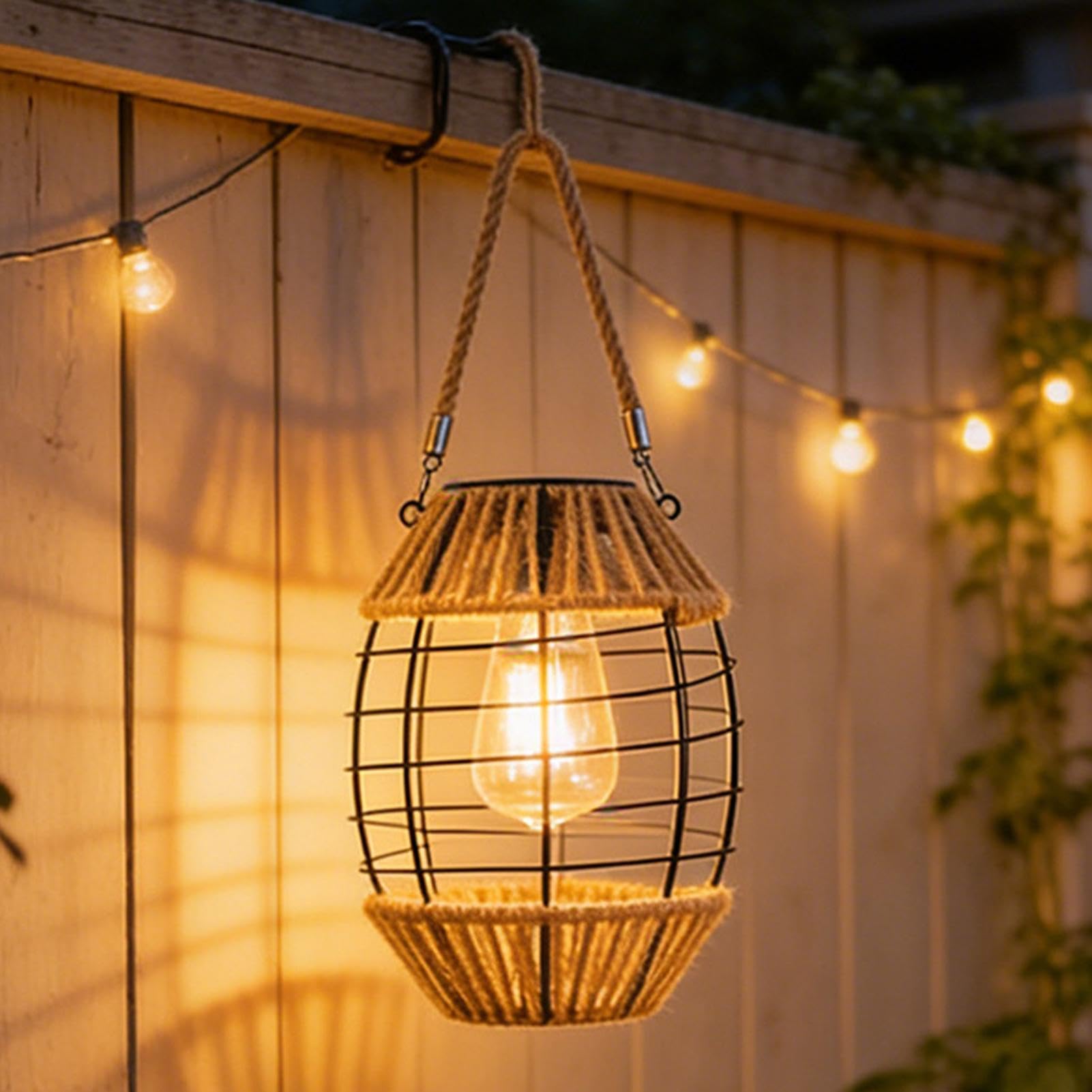 Latarnie Słoneczne Do Użytku Zewnętrznego Wisząca wodoodporna lampa w | Lampa zewnętrzna do ogrodu patio werandy podjazdu ścieżki kempingu