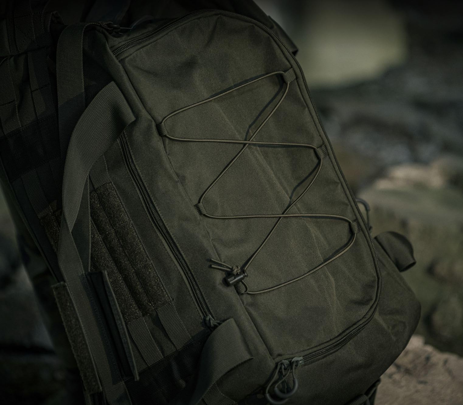 Tactical Fortbag torba taktyczna 50 l Olive | Wytrzymała torba podróżna z MOLLE/PALS, torba sportowa ze zdejmowanym paskiem na ramię, idealna do survivalu i campingu