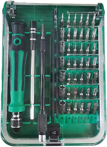Juego de destornilladores magnéticos 45 en 1 de punto, juego de destornilladores de precisión para teléfono celular, PC, mesa de electricidad,