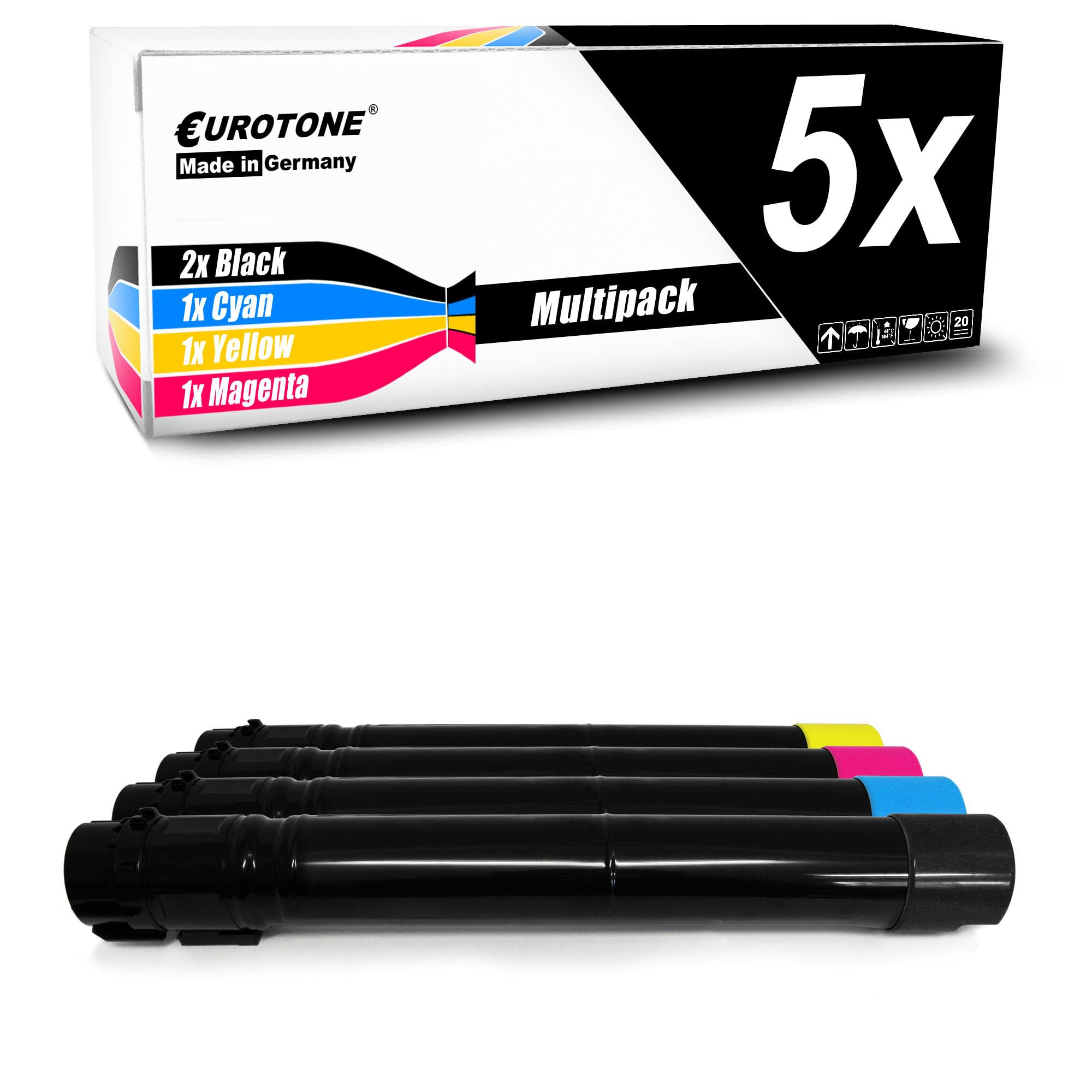 Eurotone Toner 5X toner kompatybilny jako zamiennik do Lexmark X950 X952 X954 zastępuje X950X2 zestaw