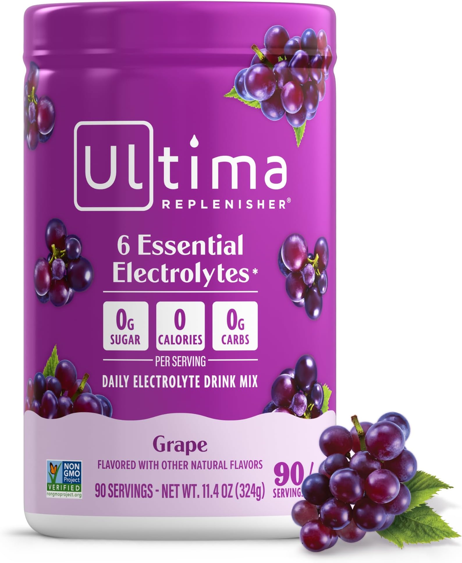 Ultima Health Products - Replenisher Electrolyte Powder 90 Servings Grape