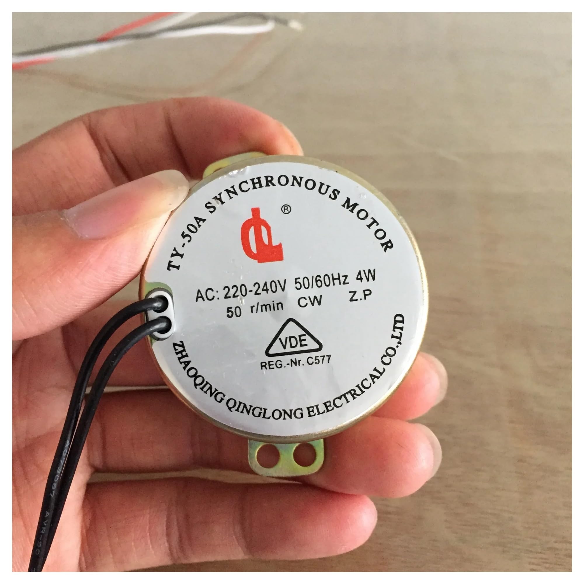 Silnik synchroniczny TY-50A 50 obr./min 4W 220V~240V
