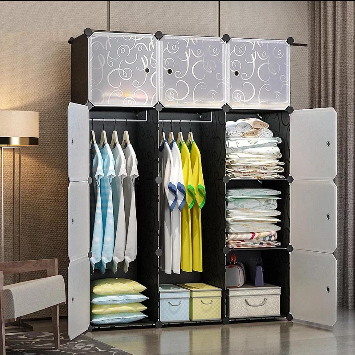 Wardrobe Storage - 12 Cubes