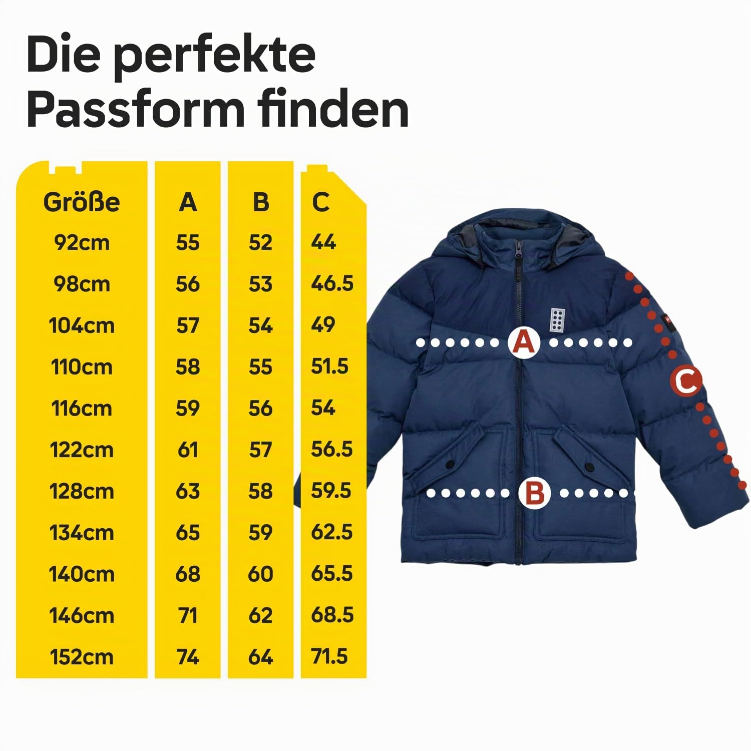 Kabooki LEGO® Kinder Steppjacke wasserabweisend, Hellbraun