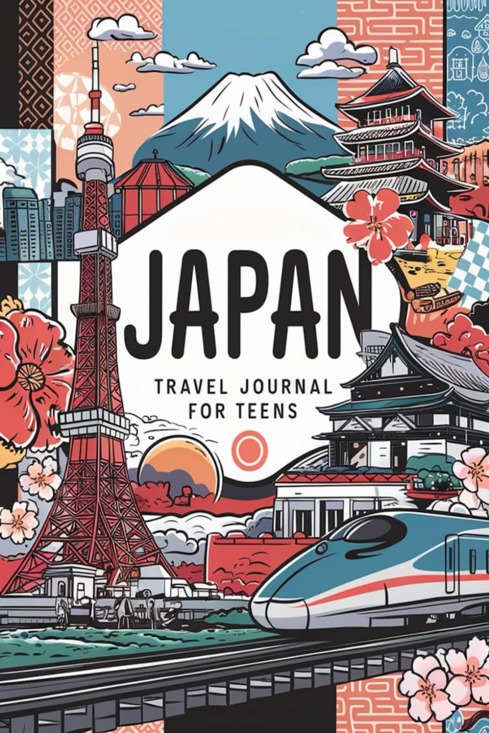 Japan Travel Journal: 100 Guided Prompts for Teens