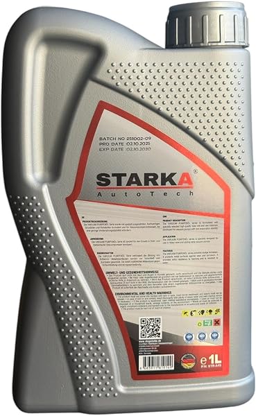 Starka Autotech Aceite de bomba de vacío ISO VG 46 de alto rendimiento para servicio de aire acondicionado y taller de coche, 1 litro, para R134a y R1234yf - 3