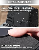 Vista 5 de Cubierta de parasol para DJI Mini 5 Pro/4 Pro/Air 3 RC 2 Accesorios de mando a distancia, antirreflejos plegable controlador de drone cubierta