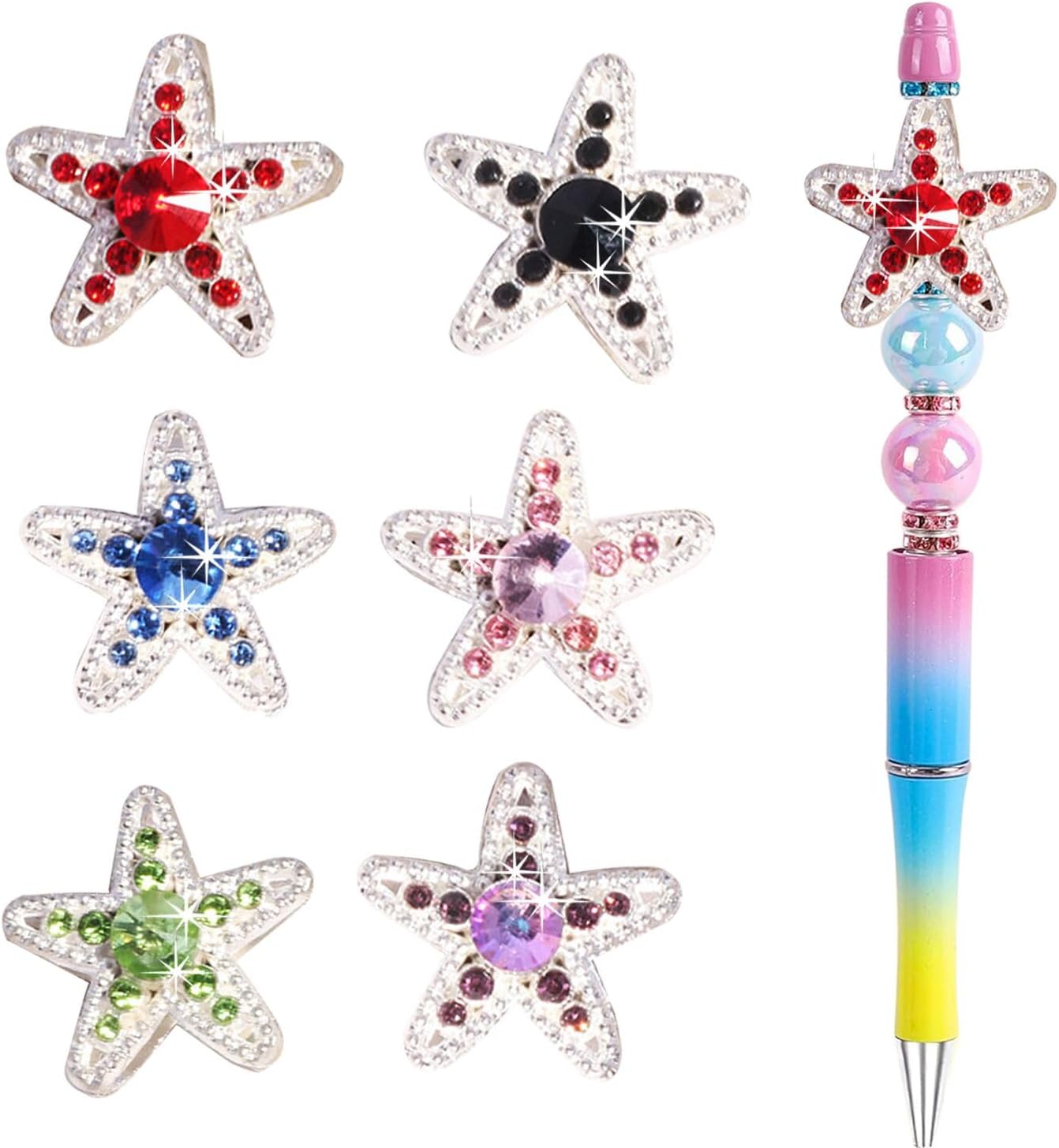 480 Handmade Crystal Beads, Including 240 Crystal Disco Ball Clay Beads and 240 Necklace Spacer, Suitable for DIY Shambhala Disco Diamond Necklace Making (10mm)
