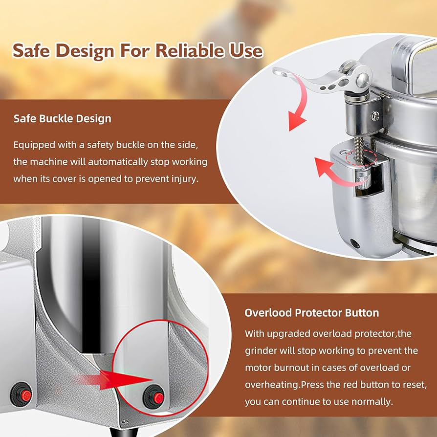 Amazon.com: MAGIC MASTER 300g Grain Mill Grinder Electric