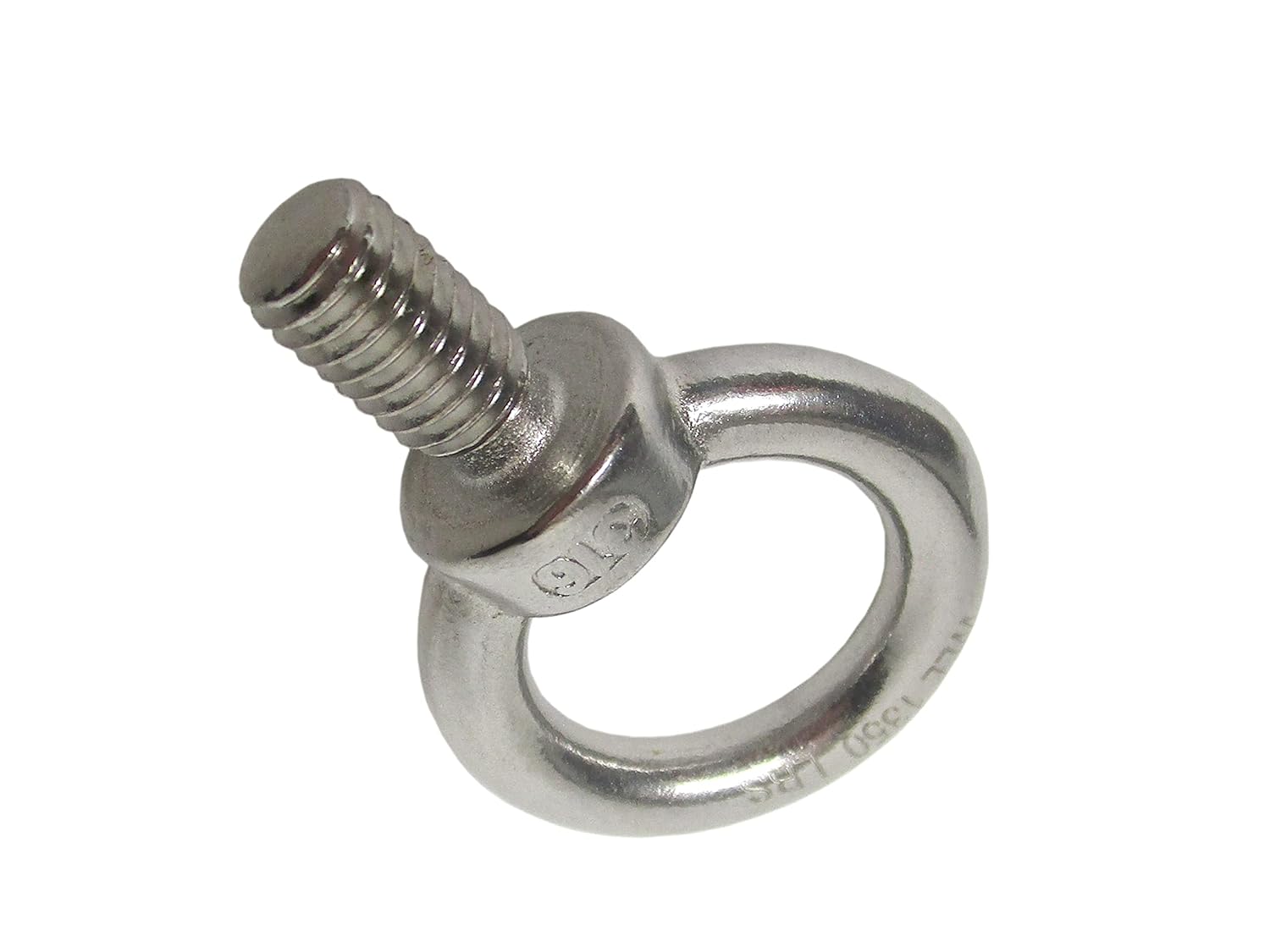 3/4" Stainless Steel Lifting Eye Bolt UNC Thread 1-1/8" Long | Type 316 | Working Load 6,200 lbs