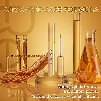 Premium Eyelash Growth Serum: Advanced Vegan Formula for Longer Thicker Lashes
