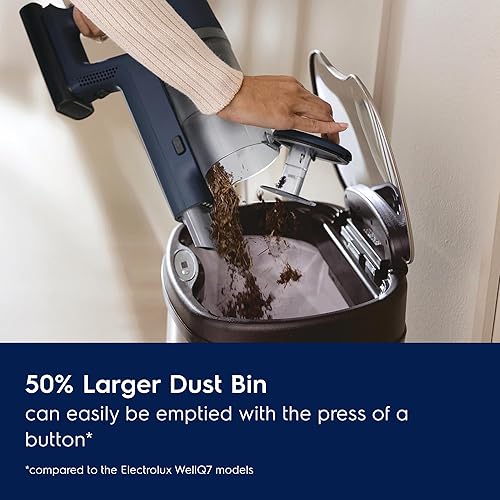 Miniatura 10 de Electrolux Ultimate600 - Aspiradora inalámbrica con boquilla de cerdas PowerPro y mayor capacidad de depósito de polvo, tiempo de funcionamiento de