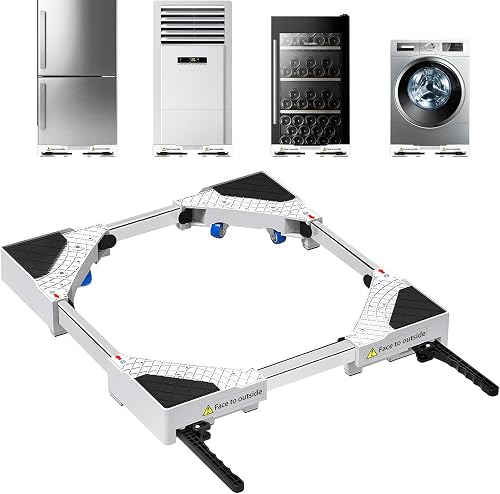 Universel Socle Lave Linge Avec Roulettes Pivotantes à 360 NIUXX