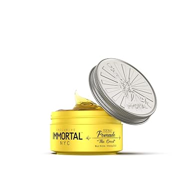 Immortal NYC The Creed Hair Pomade - Strong Hold, Max Shine, All Natural Water-Based Pomade for Men, No Residue, All Hair Types