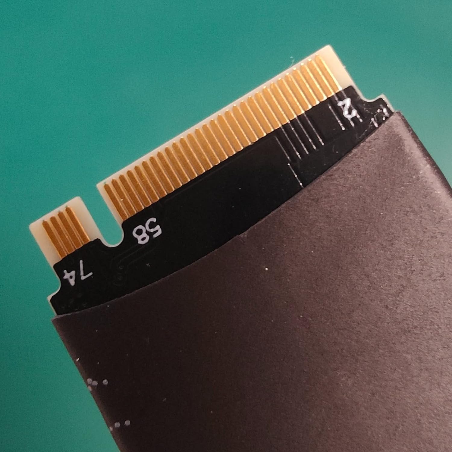 ADTLINK Pcie 4.0 x4 M.2 NVMe M-Key SSD Falt Extension Riser Cable with Metal Shield 22110/2280 (20cm, K44SF)